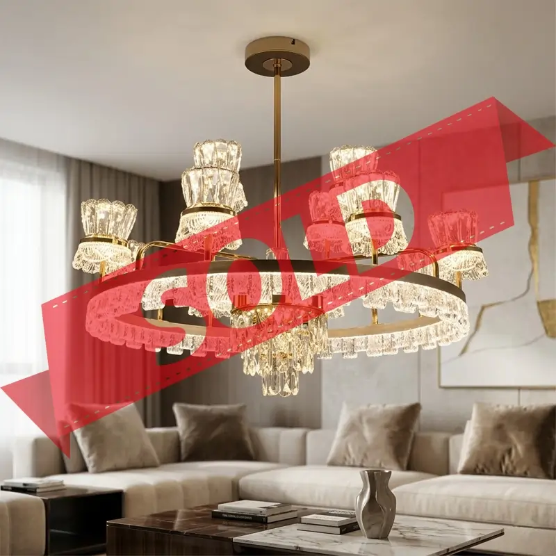 Bejeweled Icicle Chandelier