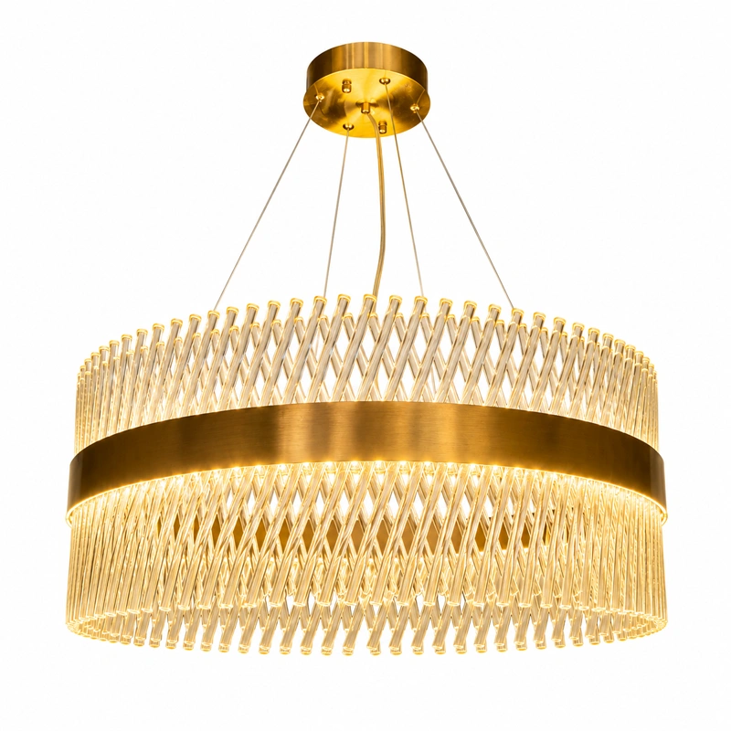 Celestial Lattice LED Chandelier image 3