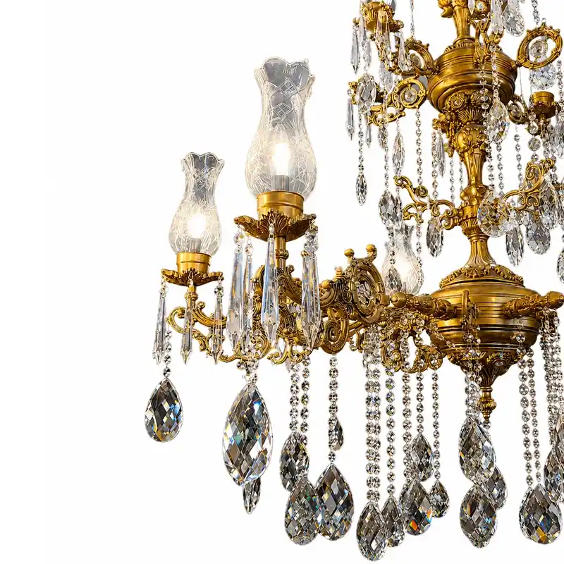 Die Cast Double Height Chandelier view 4
