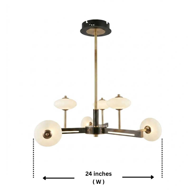 Eclipse Disc LED Chandelier view 3