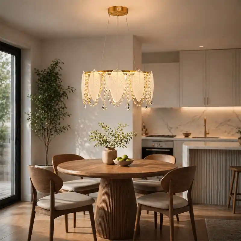 Imperial Feather Glow Chandelier