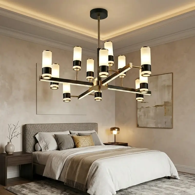 Minimalist Linear LED Chandelier