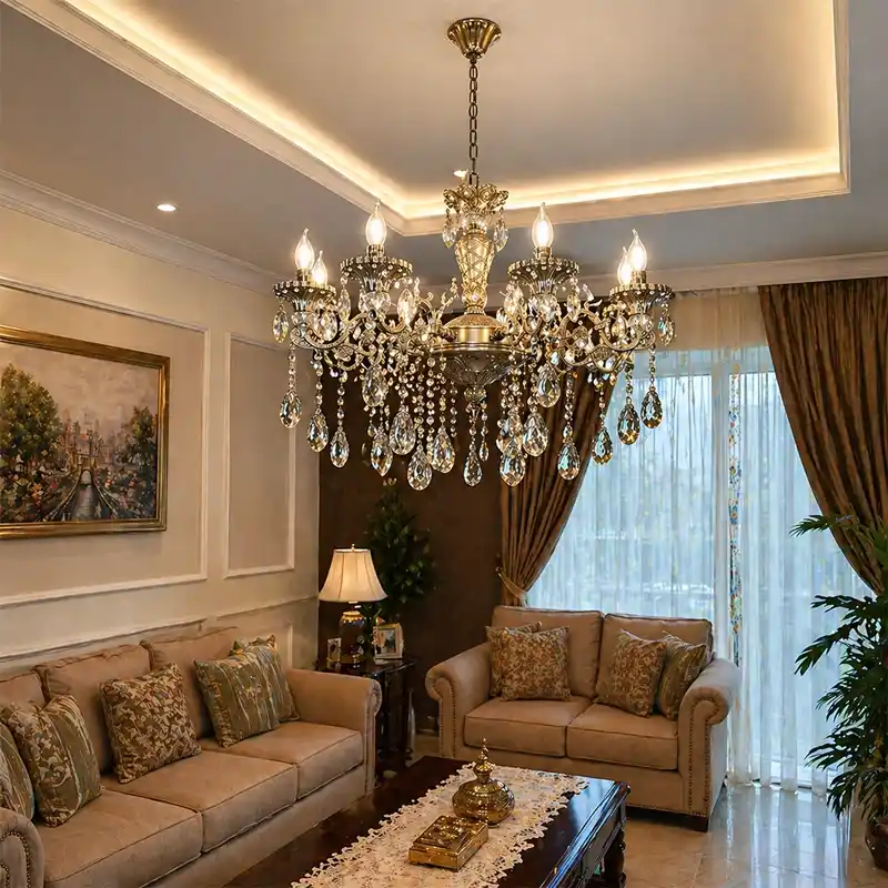 Regal Crystal Antique Chandelier
