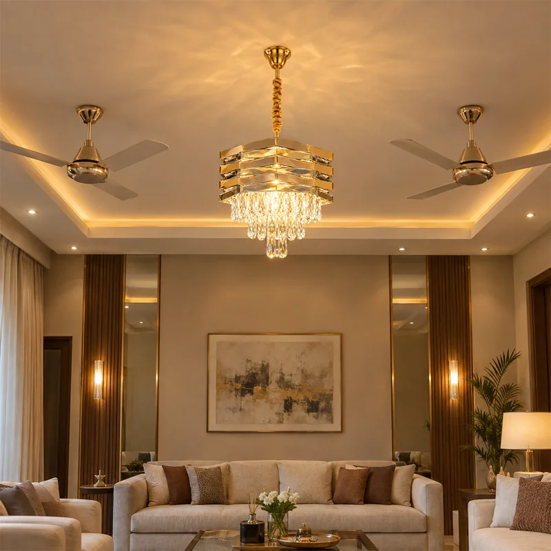 Royal Gilded Crystal Chandelier 400 mm view 3