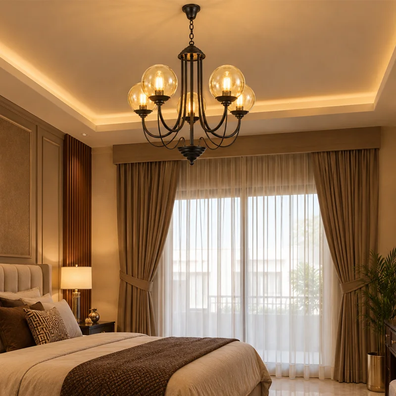 Vintage Elegance Chandelier view 3