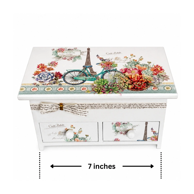 Wooden Makeup Storage Box preview 2