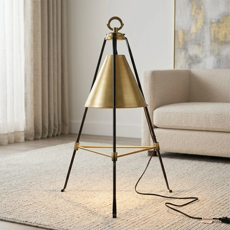 Aurora Mini Tripod Floor Lamp