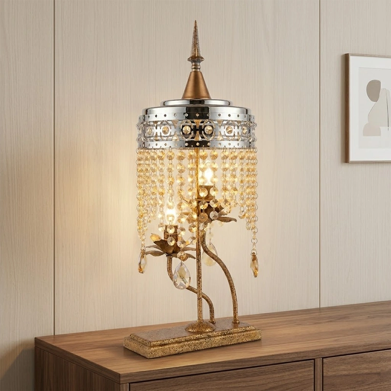 Crystal Beads Table Lamp