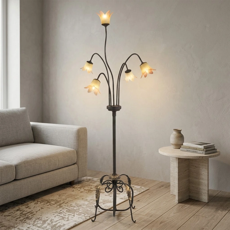 Floral Branch Floor Lamp