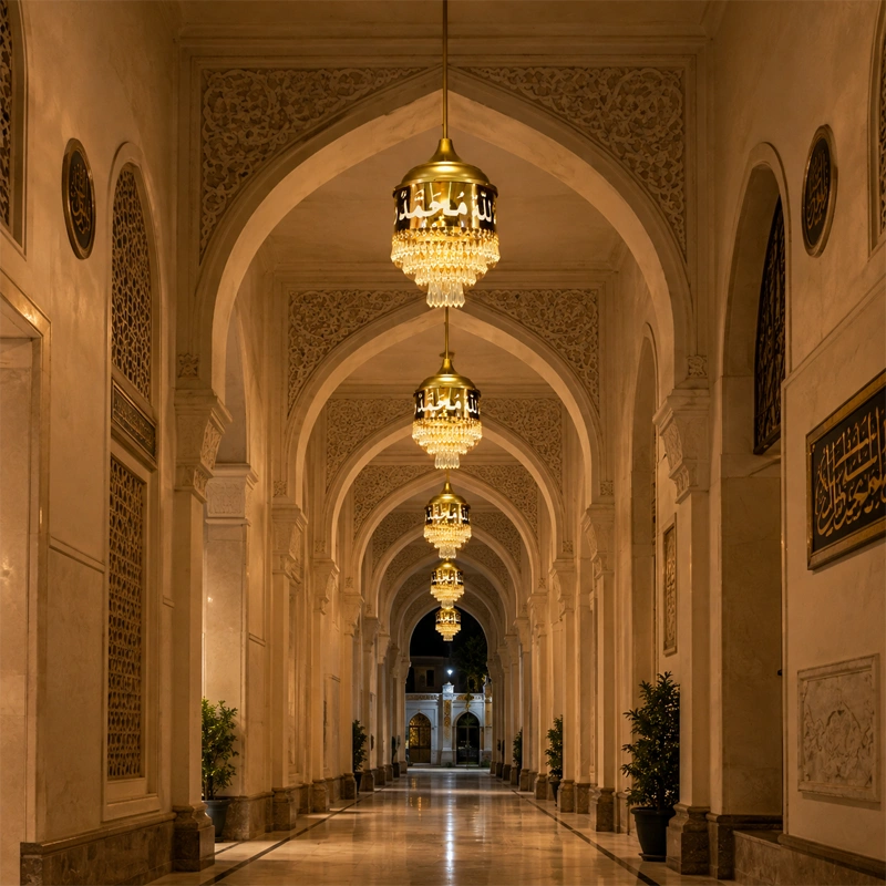 Islamic Mosque Hanging Light view 3
