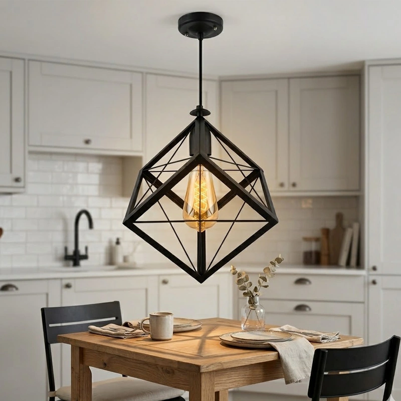 Cuboid Cross Pendant