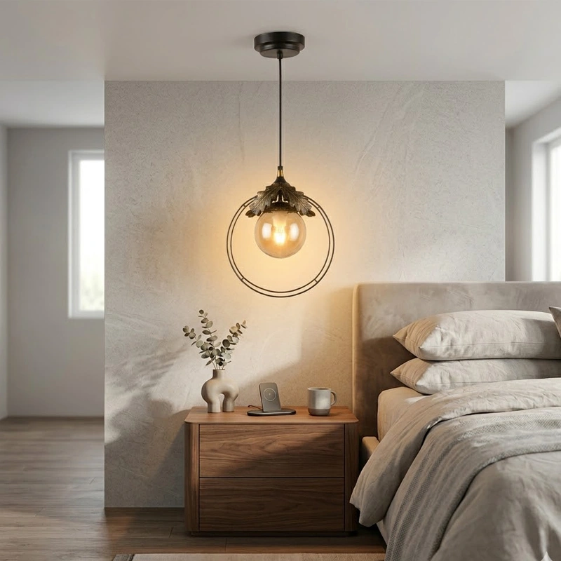 Modern Glass Globe Pendant