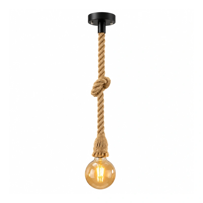 Rope Hanging Light view 2