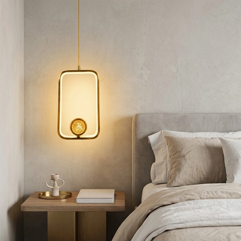 Square LED Ball Pendant