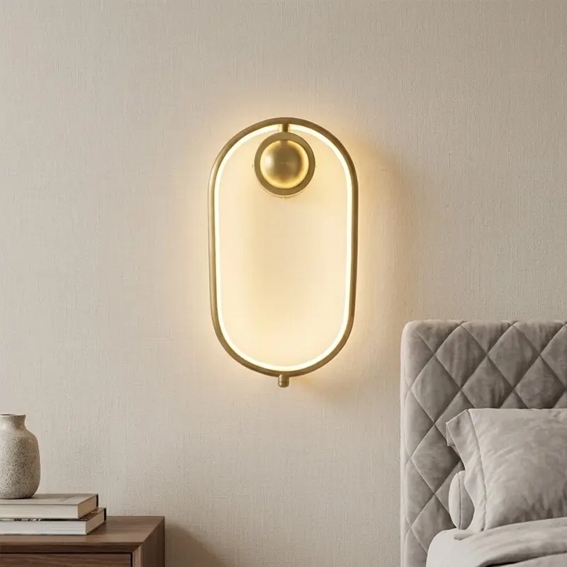Aurora Halo LED Sconce