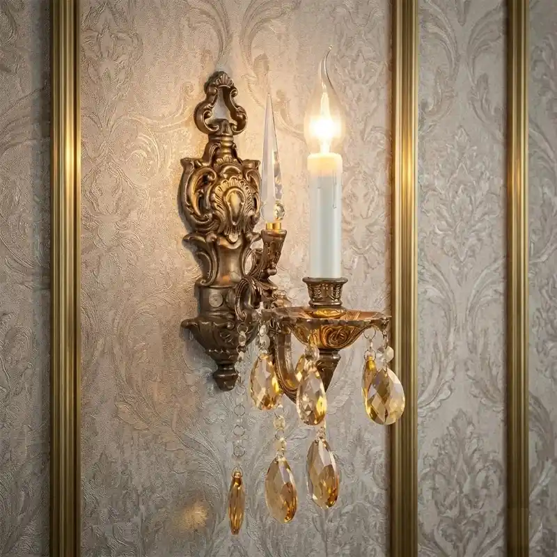 Classic Antique Die Cast Wall Sconce