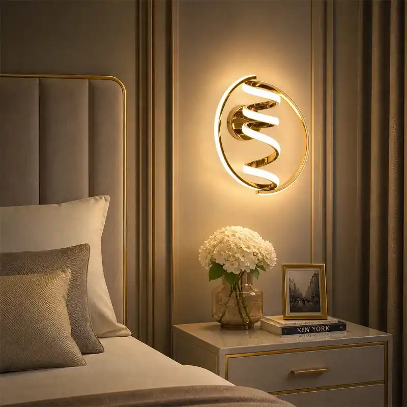 Veloura Spiral Ring Wall Light